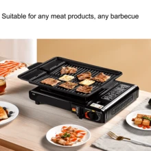 1pc 3000w Camping Stove Propane&Butane Windproof Fire Dual Fuel Brass  (Fuel Not Included),With A Carry Case,Build In Pressure Cartidge Ejection,Automatic Safety Shut Of Device,Simple And Quick Assembling,Large Sized Cooking, Can Hold 10 Inches Sized Cooking Pan,Rust-Resisstant Stainless Steel Burners, Easy Clean For Re-Use.  (Black) - màu đen - Xem 11