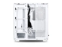 Rosewill Helium Flow White Mid Tower Computer Gaming Case, Mesh Panel, ATX, Tool-Less, High-Airflow, 1x 120mm PWM Fan - White - View 4