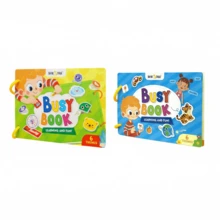 beartale 1 Libro interactivo para niños, incluye cuaderno de actividades, tarjetas flash sensoriales educativas, juguetes Montessori, que cubren temas como el Body, las emociones, la comida, los vehículos, los animales de granja, el espacio, ayuda a desarrollar habilidades cognitivas, juguete preescolar, juguete de viaje, regalo para niñas, niños, útiles escolares, materiales de aprendizaje, adecuado para verano/vuelta al colegio - Multicolor - Ver 15