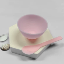 5 قطع/2 قطع مجموعة وعاء خلط قناع السيليكون، أدوات DIY لقناع المسحوق الناعم تشمل الوعاء والعصا وكوب القياس والفرشاة وشريط الشعر، سهلة الاستخدام والتنظيف، بأسلوب صالون، ضرورية لحمام المنزل!