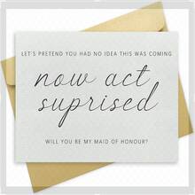 OJsensai Will You Be My Maid Of Honor Card For Sister Friends, Maid Of Honor Proposal, Wedding Proposal Gifts For Maid Of Honour - 如圖 - 查看 1