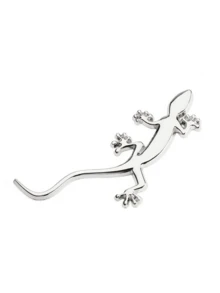 Dekorative Gecko Autoaufkleber, witzige metallisch schwarze Gecko Aufkleber für Karosserie, personalisierter Nummernschild und Heckaufkleber - Verschiedenfarbig - Übersicht 13