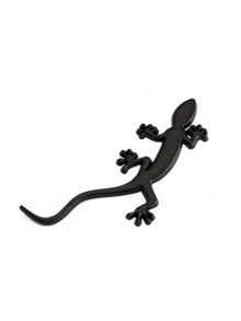 Dekorative Gecko Autoaufkleber, witzige metallisch schwarze Gecko Aufkleber für Karosserie, personalisierter Nummernschild und Heckaufkleber - Verschiedenfarbig - Übersicht 12