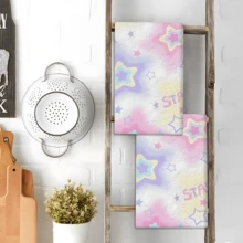 2/4 pièces Set, Torchons, Motif d'étoiles rêveuses, Microfibre super douce, Chiffons modernes absorbants, Torchons de cuisine et de cuisson, Chiffons à vaisselle, Serviettes de nettoyage, Super doux et très absorbants, Décoration de cuisine, Cadeaux pour les voisins, les mères, les anniversaires, les cadeaux de pendaison de crémaillère pour les amis, les essentiels de cuisine, les nécessités quotidiennes