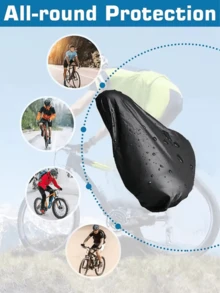 1 Stück Outdoor Fahrrad Sitzregen Abdeckung Sport Radfahren Fahrrad Zubehör wasserdichte Sattel Regen Staub Abdeckung UV-Schutz für MTB Fahrrad