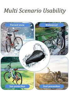 1 Stück Outdoor Fahrrad Sitzregen Abdeckung Sport Radfahren Fahrrad Zubehör wasserdichte Sattel Regen Staub Abdeckung UV-Schutz für MTB Fahrrad