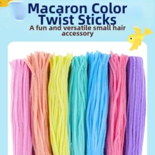 Premium White Chenille Pipe Cleaners Set With Instructional Video - Flexible & Plush Craft Rods For DIY Projects, Christmas Decorations & More