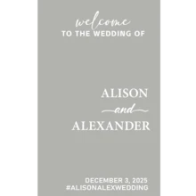 定制“欢迎参加我的婚礼”婚礼装饰水晶转印贴纸。为您的镜子增添独特风格。定制专属的新郎新娘姓名和婚礼日期。在婚礼场地装饰个性化工艺品。卧室镜子装饰。墙面装饰、庆典贴纸、婚宴婚礼标识 - 黑白金色 - 查看 71