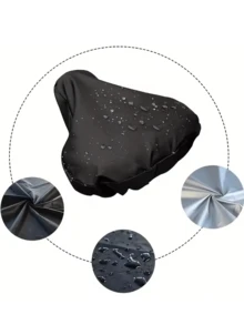 1 Stück Outdoor Fahrrad Sitzregen Abdeckung Sport Radfahren Fahrrad Zubehör wasserdichte Sattel Regen Staub Abdeckung UV-Schutz für MTB Fahrrad