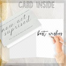 OJsensai Will You Be My Maid Of Honor Card For Sister Friends, Maid Of Honor Proposal, Wedding Proposal Gifts For Maid Of Honour - 如圖 - 查看 5