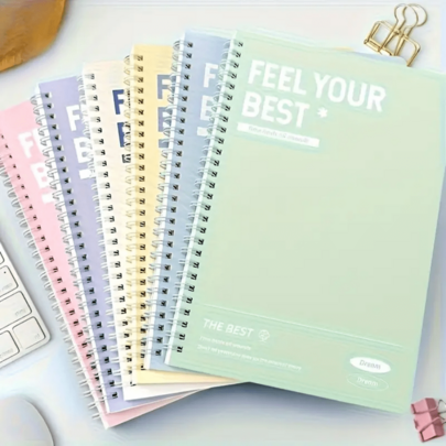 Random Style Pastel Color Notebook, Suitable For Students To Take Notes, Journaling, School Supplies