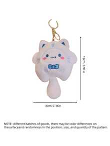 1pc  Hello  Kitty    Keychain Cute Anime Keychain Ring Bag Backpack Charm Car Pendant Ladies Christmas Gift Holiday Gift - Multicolor - View 3