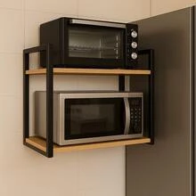 Prateleira Suspensa Nicho Industrial 60cm Suporte Microondas