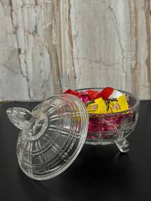 Candy Jar Kit, Candy Holder, Glass Home Decoration, Candy Holder, Reception, Candy Jar, 13cm - 透明 - 查看 5