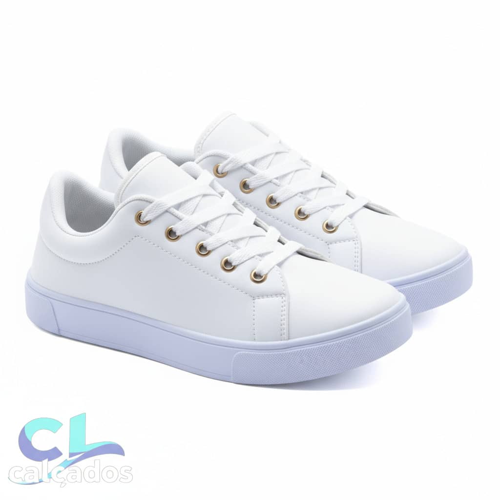 Women's Casual Sneakers Stylish Comfortable Light And Soft Promotion - trắng - Xem 1