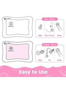 1pc Inflatable Play Mat For Children With Ocean Theme, Water-Filling & Octopus Paddle, Outdoor Sleeping Cushion Toy For Baby Summer Fun