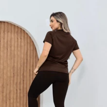 Kit 2 Women's Dry Fit T-Shirts Gym Workout Fitness - Đỏ - Xem 3