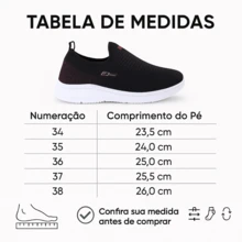 Kit 2 Tênis Feminino Ortopédico Confortável Leve Para Caminhada Calce Fácil