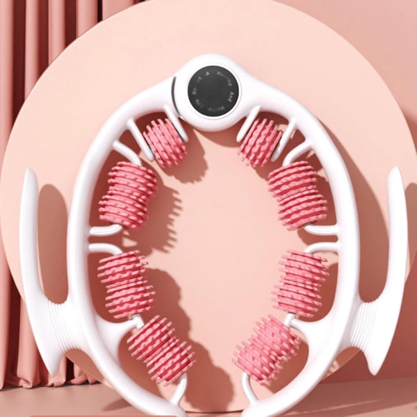 1 pièce Masseur circulaire pour les jambes - Massage enveloppant à 360° détachable avec 980 dents décalées et rouleaux élastiques 3D souples - Outil de tonification corporelle pour le yoga, le fitness et les soins anti-cellulite - Accessoire de spa portable, récupération post-entraînement, kit de détente pour les voyages, indispensable pour le bien-être à la maison, accessoire de sac de sport