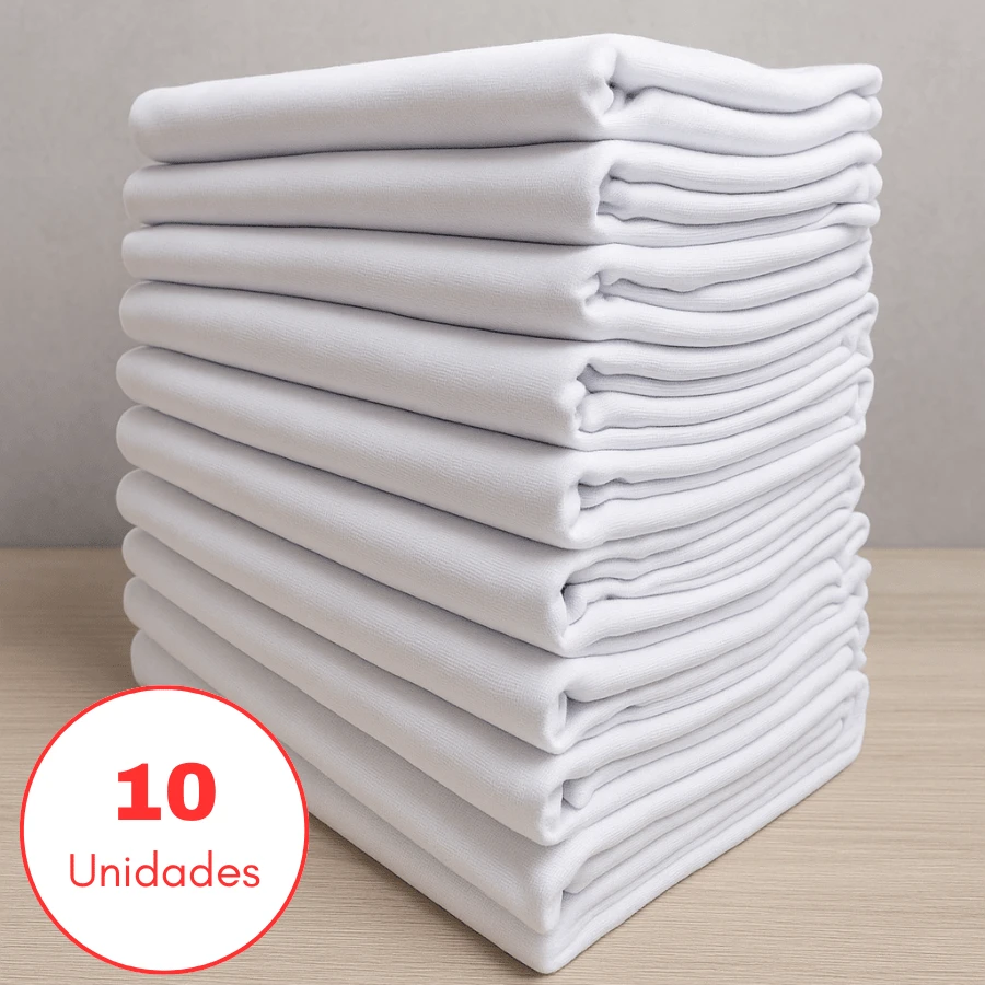 Simple WHITE Plain Dish Towels For Kitchen Crafts And Decoration 40X65 Excellent Quality And Best Cost Benefit - 白色 - 查看 1