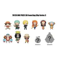 TOEI ANIMATION 1PC One Piece Officially Licensed Blind Box 3D Cartoon Anime Characters Luffy RoronoaZoro Nami And Other Characters Mystery Bulk Surprise Doll Keychain Random Character Image Fashion Collectible Key Ring Car Keys Backpack Hanging Creative Room Decorations Christmas Halloween Birthday Gifts For Family And Friends - Multicolor - View 6