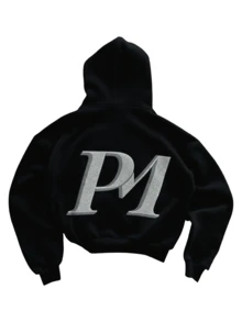 Zip Up Hoodie Unisex Y2k Oversized Graphic Hoodies Jackets Streetwear Vintage 2000s Emo Steetwear Outfits - 黑色 - 查看 3