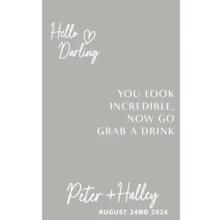 定制“欢迎参加我的婚礼”婚礼装饰水晶转印贴纸。为您的镜子增添独特风格。定制专属的新郎新娘姓名和婚礼日期。在婚礼场地装饰个性化工艺品。卧室镜子装饰。墙面装饰、庆典贴纸、婚宴婚礼标识 - 黑白金色 - 查看 58