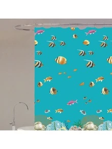 VENECIA Shower Curtains - Yellow - View 2