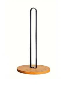 1pc Kitchen Paper Towel Holder For Storing Cling Film And Paper Towels, Suitable For Home Use. This Paper Towel Holder Is Perfect For The Kitchen, Making It Easy To Store Paper Towels And Handle Spills And Messes.