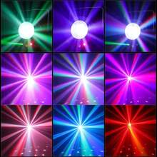 Iluminación RGBW para discoteca de DJ, iluminación de bola mágica, luz láser, iluminación de escenario con DMX512/control remoto/controlado por voz para fiestas, discotecas, bares, espectáculos, bodas y cumpleaños. - Tipo de Enchufe A USA (110-127V) - Ver 4