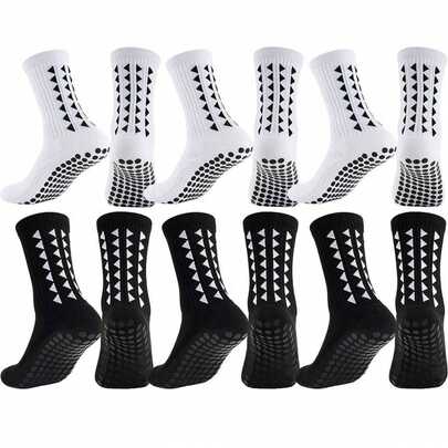 1/3 Pairs Unisex Anti-Slip Professional Sports Socks, Suitable For Football, Basketball, Baseball, American Football, Cycling, Running, Hiking, Tennis, Skateboarding And Other Sports