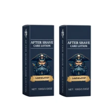 Refreshing Facial Aftershave Cream For Men, Moisturizing And Brightening. - Blue - View 13