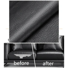 1 件装皮革修补胶带、皮革修补补丁、皮革修补套装、自粘皮革修补胶带，适用于沙发、汽车座椅、电脑椅、家具、手提包、驾驶座、汽车船用座椅、沙发椅、鞋、手提包、夹克、急救补丁、撕裂修复套装、乙烯基椅子