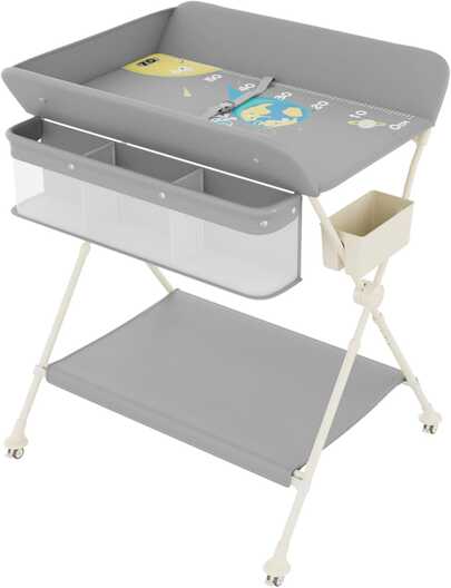 オムツ替え台 赤ちゃん おむつ交換台 オムツ替え 高さ調整 折りたたみ 新生児 出産祝い ギフト