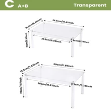 Acrylic Spice Rack, Stackable Cabinet Organizer, Suitable For Kitchen Storage, Spice Rack, Cabinet Countertop, Transparent Display Rack, Divider Rack For Cups, Plates