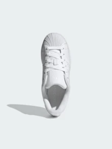 Adidas Originals Superstar II Shoes For Women, Shell-Toe Casual Activewear Sneaker For Daily Wear, Minimalist Low Top Sneaker For School And Workday Chic, Color Block Sneaker For Women's Fall Outfits, Black And White Shoe For Skate Outfits - 雲白/雲白/核心黑色 - 查看 3