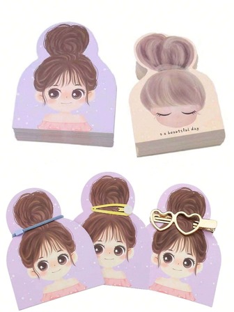 10/20/50pcs Personalized DIY Jewelry Packaging Cards, For Storing Hair Accessories, Headbands, Hair Ties Packaging (Cards Only, No Hair Clips Included)