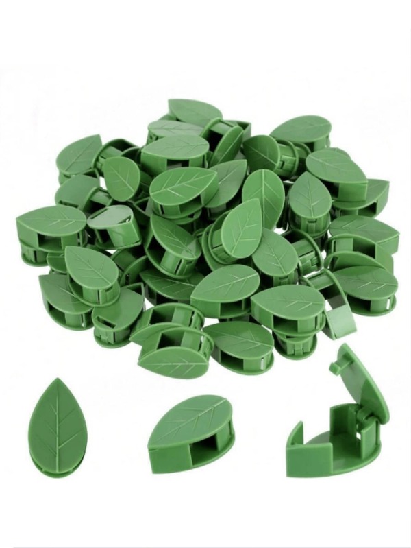 12/24/30 قطعة مشبك تثبيت للنباتات على الحائط، خطاف لاصق لتثبيت النباتات، مشبك تثبيت للنباتات والكروم في حديقة المنزل