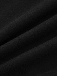 Purechapter 3 Peças Conjunto de Moda Feminina, Moletom Cropped com Capuz e Estampa de Letras com Bainha Curva, Camisole de Cor Sólida, Calça Cargo com Cintura Elástica, Adequado para Outono/Inverno, Versátil para Uso Diário e Atividades ao Ar Livre