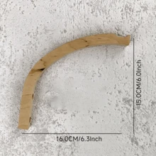 2/4Pcs Set Modern Wooden Hooks, Wooden Wall Hooks, Wooden Pet Leash Hanging Hooks, Wooden Clothes Bathroom Hangers, Indoor Plant Holders, Home Wall Decoration, Wall Hooks