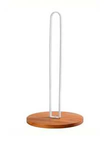 1pc Kitchen Paper Towel Holder For Storing Cling Film And Paper Towels, Suitable For Home Use. This Paper Towel Holder Is Perfect For The Kitchen, Making It Easy To Store Paper Towels And Handle Spills And Messes.