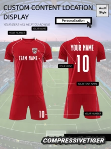 2526 Season Customized 2-Piece Soccer Suit - Personalized Jersey And Shorts, Name/Number Printing, Quick-Dry Fabric - Adult Football Fan Training Outfit Gift