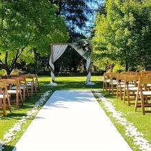 1 pieza Alfombra blanca para celebración de boda, alfombra roja clásica para fiestas, sin plumas, perfecta para Navidad, Halloween, Acción de Gracias, Año Nuevo, decoración del Día de San Valentín - Alfombra ceremonial multifuncional para pasillo