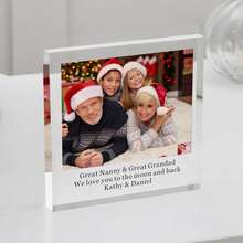 1 pièce Décoration photo acrylique personnalisée, personnalisation de photo et de texte, histoire d'amour, photo de famille, cadeau de la Saint-Valentin, animal de compagnie, personnalisation de photo de nouveau-né, décoration de chambre et de salon, anniversaire de mariage, cadeau d'anniversaire, cadeau de Noël