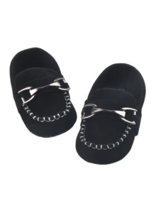 أحذية أطفال رضع بتصميم أنيق، أحذية رضع بنين من الجلد الصناعي، أحذية مشي أول خطوات للأطفال الرضع والأطفال الصغار، أحذية مسطحة ناعمة للرضع