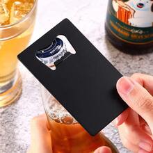 50 Stainless Steel Card Bottle Openers - Black Dog Teeth - View 8