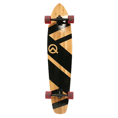 Boards - The Super Cruiser Original Artisan Bamboo And Maple 44 In.Skateboard, Black