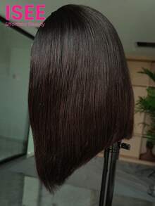 ISEE HAIR Wear Go 6x4 HD Lace Glueless Straight Bob Wigs Natural Color 180% 10-14 Inch Lace Closure Wigs Pre-Plucked & Pre-Cut With Natural Hairline Silky Daily Use For Beginner Friendly - SNatural - View 5