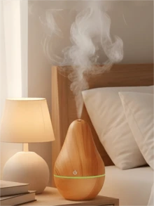 1个牛油果造型加湿器，130毫升/USB供电家用空气净化器，创新简约室内喷雾器 - 多色 - 查看 3