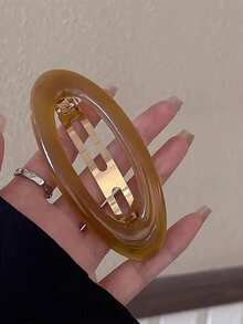 2pcs/1pc Women 4.53in/11.5cm Leopard Print Tortoiseshell Plastic Hair Clips, Fashion Versatile Elegant Minimalist Solid Color Hair Claws, Suitable For Daily, Casual, Party, Commute, Beach, Bun, Ponytail, Washing Face, Makeup, Accessory Fall Fashion Animal Print Claw Clips Autumn Hair Accessories Hair Clutch Clips For Hair Winter For Vacation Outfits Woman - Multicolor - View 3